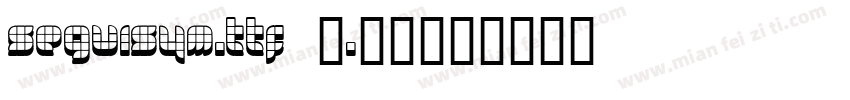 seguisym.ttf 6.06字体转换